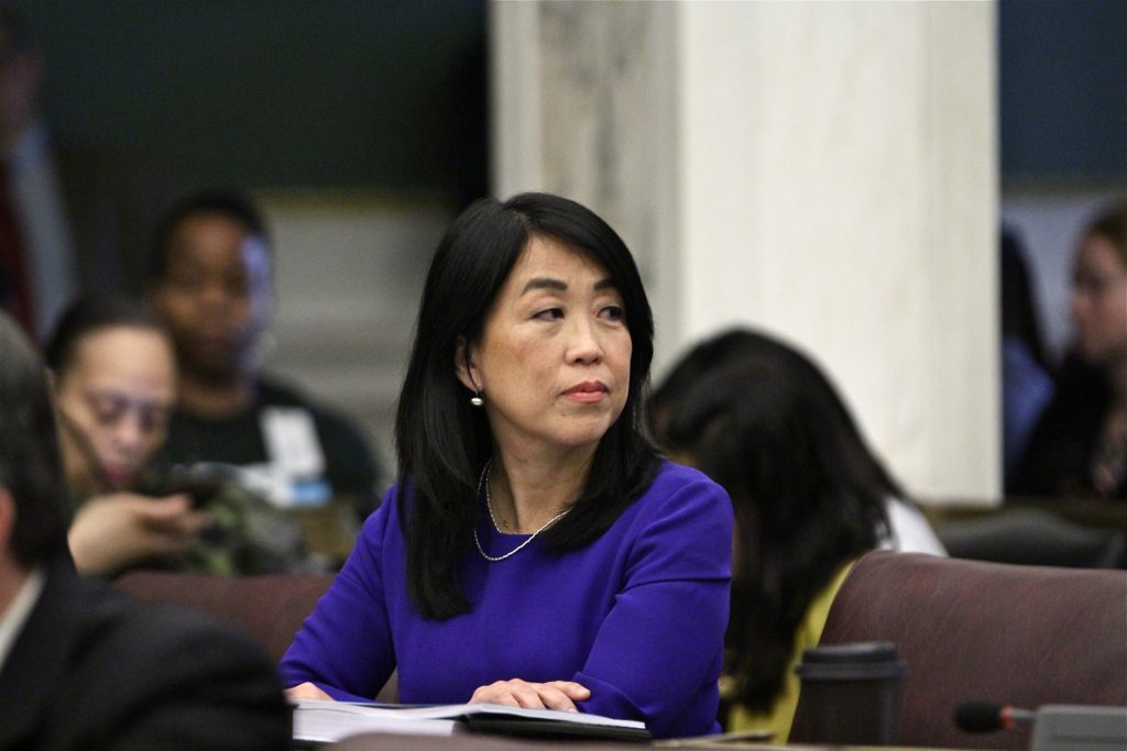 2019 03 07-e lee-helen gym-philadelphia city council Philadelphia City Councilmember Helen Gym. (Emma Lee/WHYY)