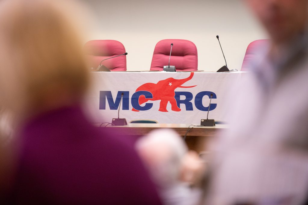 20190228_WHYY_Montgomery County Republican Committee_D4_03 The Montgomery County Republican Committee hosted a candidate's forum at the Upper Merion Township Building in King of Prussia, Pa. on Thursday, February 28, 2019. (Kriston Jae Bethel for WHYY)