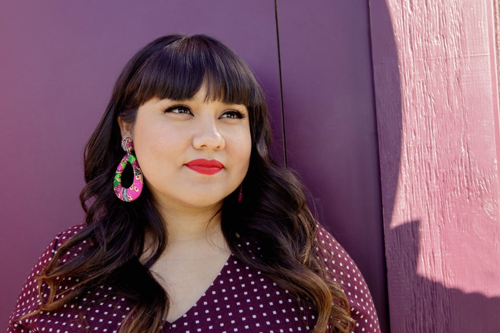4U1WpVV3.jpeg Gloria Lucas found that mainstream resources and dialogue around eating disorders left out her experiences as a low-income, Xicana child of immigrants. So she built her own community and opportunities for healing. (Gloria Lucas / Nalgona Positivity Pride)