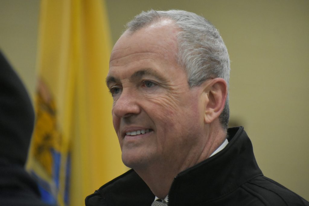 NJ: Marcal Factory Fire Press Conference With Governor Phil Murphy New Jersey Governor Phil Murphy is pictured here in a file photo at a press conference in Elmwood Park, N.J. on January 31, 2019 (Photo by Kyle Mazza/NurPhoto/Sipa USA)(Sipa via AP Images)