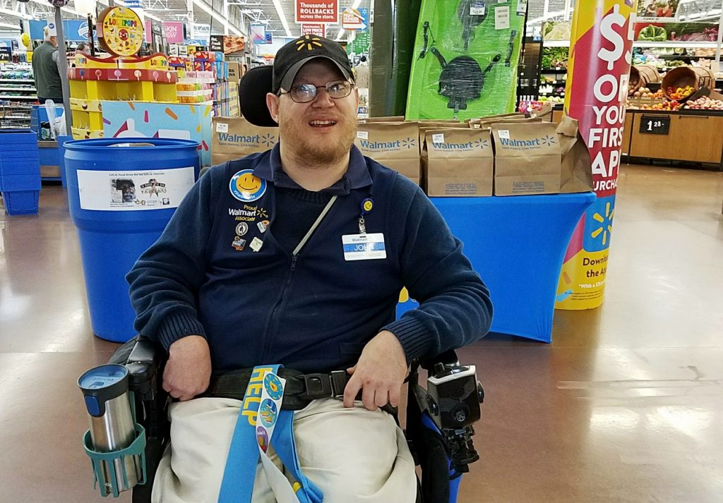 Walmart Disabled Greeters A Walmart greeter