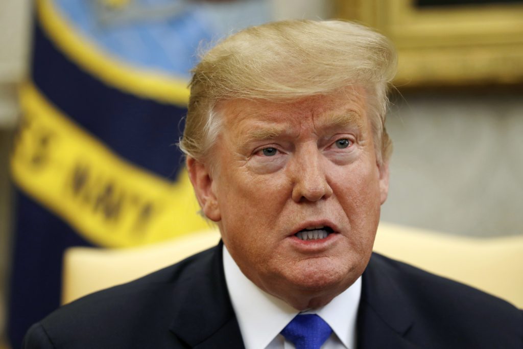 Donald Trump In this March 6, 2019, photo, President Donald Trump speaks in the Oval Office of the White House in Washington. The federal budget deficit is ballooning on Trump’s watch and few in Washington seem to care. And the political dynamics that enabled bipartisan deficit-cutting deals decades ago has disappeared. That’s the reality that will greet Trump’s latest budget, which probably will promptly be shelved after it’s received by Congress on Monday. (Jacquelyn Martin/AP Photo)