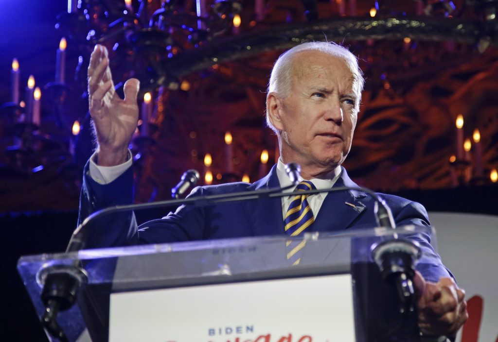 Joe Biden Former Vice President Joe Biden speaks at the Biden Courage Awards Tuesday, March 26, 2019, in New York. (Frank Franklin II/AP Photo)