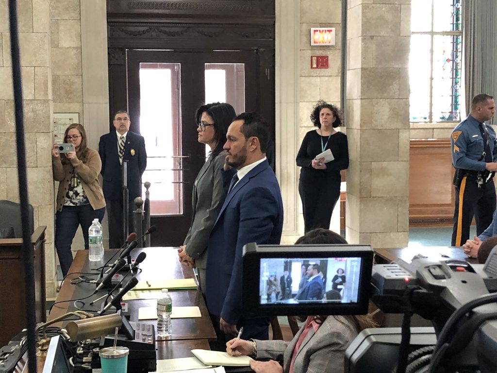 D1d45BUWwAAKJxL.jpg large During a hearing before a New Jersey legislative committee Tuesday, Al Alvarez testifies he was falsely accused of rape by Katie Brennan. He says the accusations have devastated his career and taken an emotional toll on his family. (Joe Hernandez/WHYY)