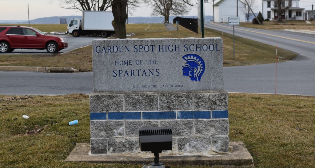 DSC_0383-e1552699742826-1920×1027 An entrance to Garden Spot High School is seen on March 14, 2019. (Ed Mahon/PA Post)