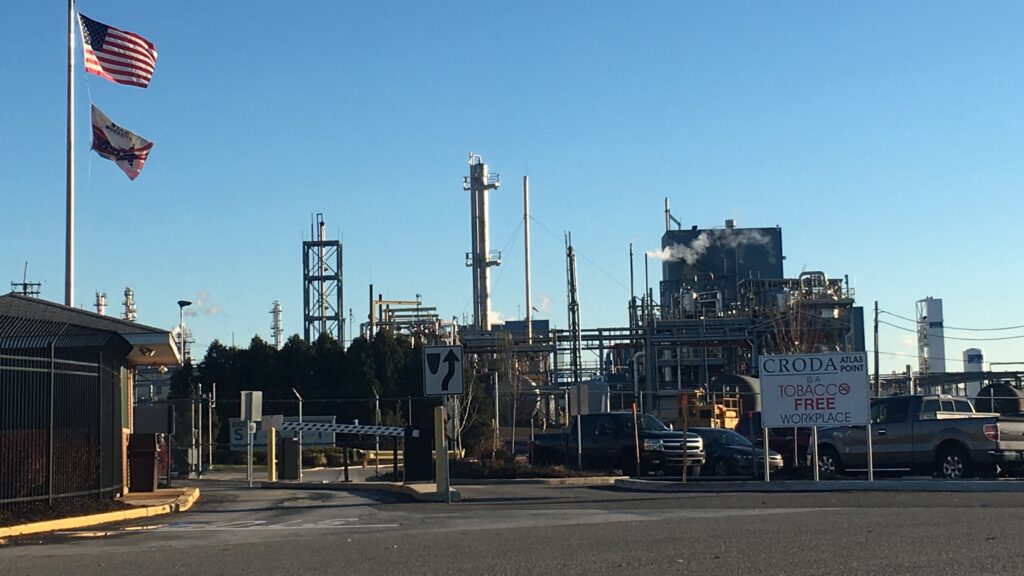 Croda Inc. manufacturing plant