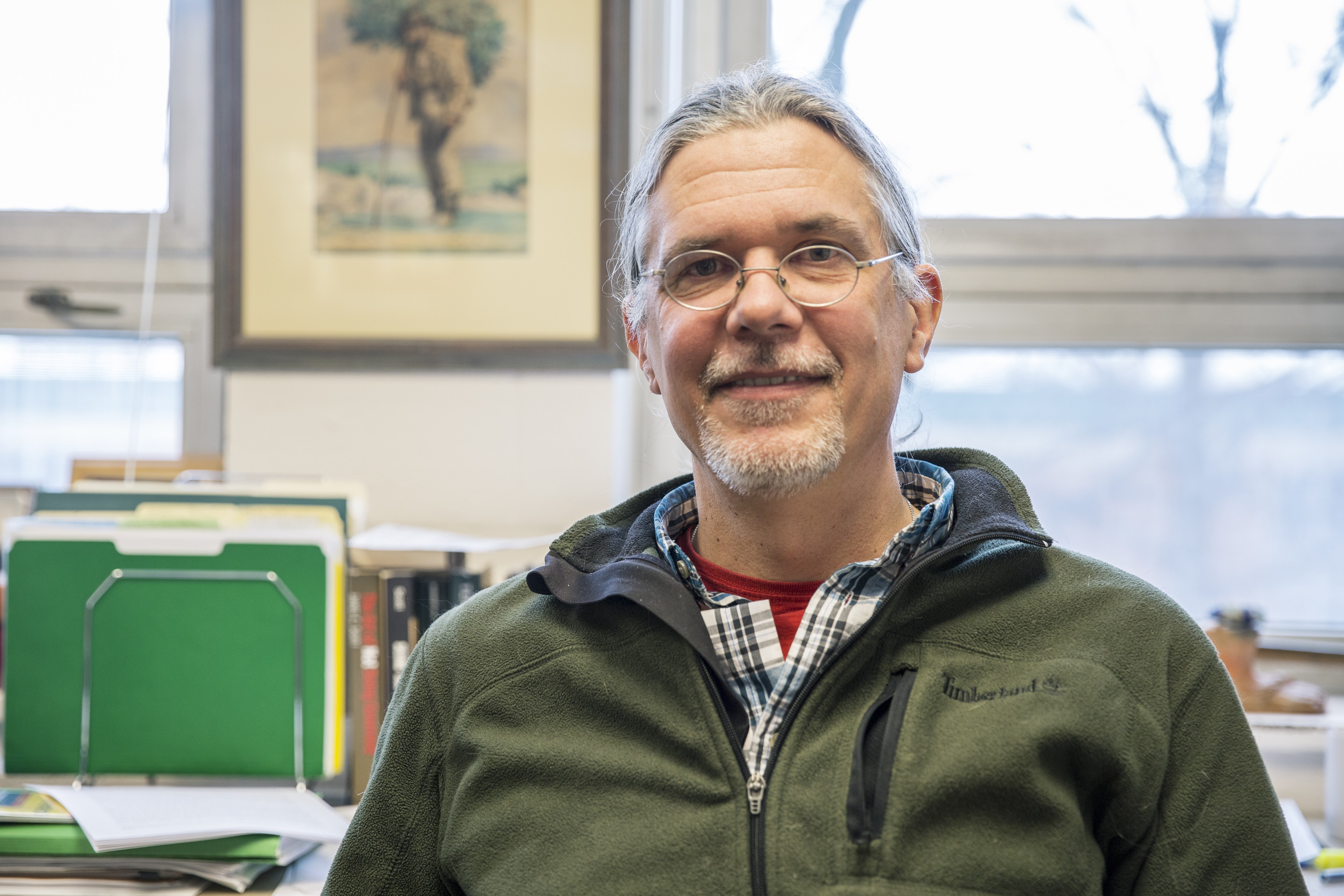 Kai Schafft directs Penn State's Center on Rural Education and Communities. He cautioned that there are open questions to whether rural students can utilize their higher education in the region. (Photo by Min Xian/Keystone Crossroads)