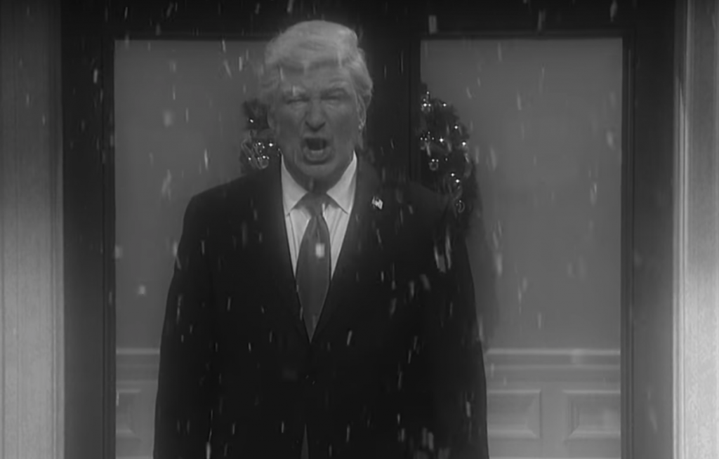 Screen Shot 2019-03-18 at 10.01.15 AM Alec Baldwin as President Trump in an episode of Saturday Night Live (NBC/youtube)
