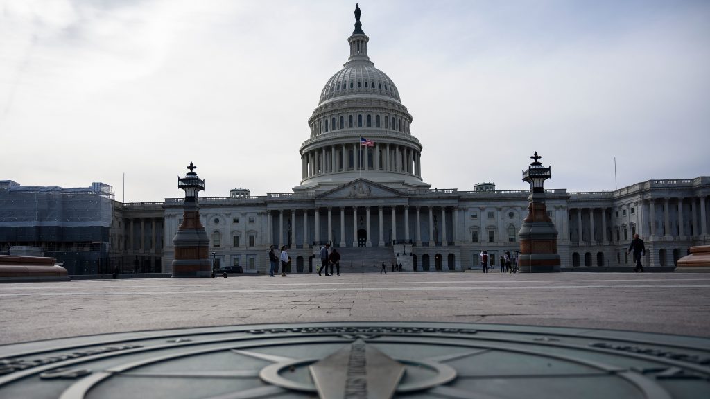 The U.S. Capitol in Washington, D.C., on Sunday.