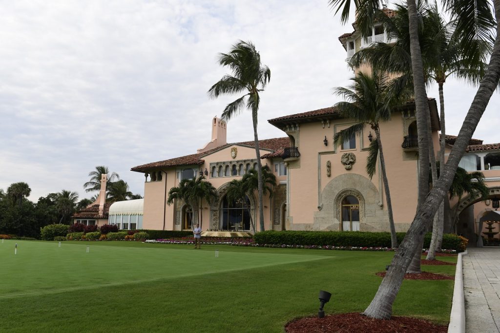 Mar-a-Lago A view of President Donald Trump's Mar-a-Lago estate in Palm Beach, Fla., Thursday, Nov. 22, 2018. (AP Photo/Susan Walsh)