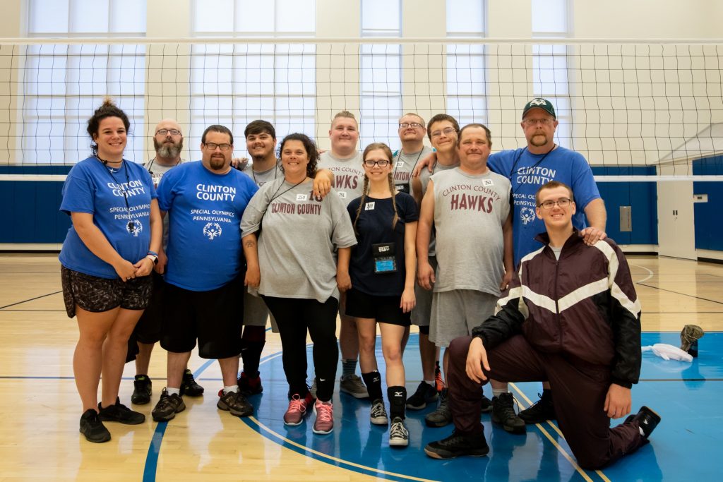 special olympics volleyball team The Clinton County volleyball team from Mill Hall and Lockhaven, Pennsylvania, is representing the U.S.A. at the Special Olympics World Games in Abu Dhabi. (Marco Catini Photography/Special Olympics USA)