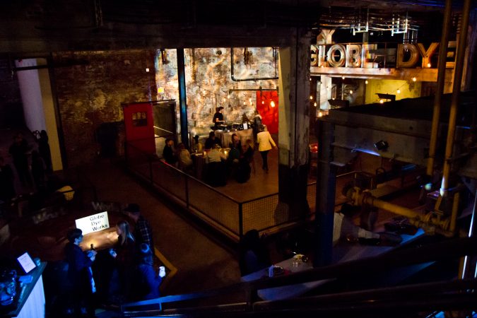 The Boiler Room in the Globe Dye Works building. (Kimberly Paynter/WHYY)