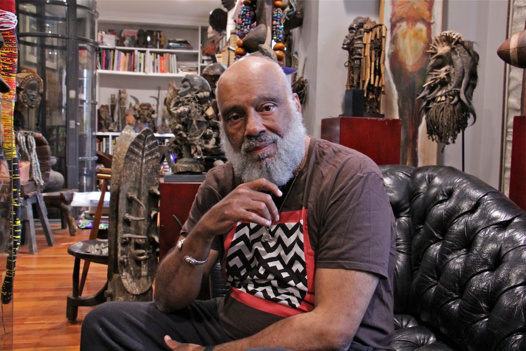 2019 04 23-e lee-danny simmons-philadelphia-def poetry jam Danny Simmons, creator of Def Poetry Jam, has organized a reunion of Def poets at the Philadelphia Museum of Art. (Emma Lee/WHYY)
