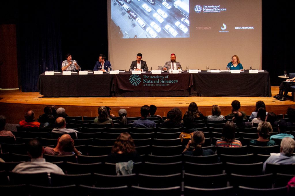 2019 4 24- b larrison- philadelphia- philadelphia city council candidates discuss enviromental issues-13 Candidates for Philadelphia City Council At-Large discussed their positions on the environment Wednesday evening at the Academy of Natural Sciences. (Brad Larrison for WHYY)