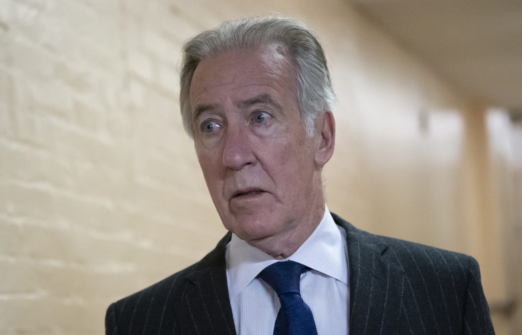 Richard Neal House Ways and Means Committee Chairman Richard Neal, D-Mass., arrives for a Democratic Caucus meeting at the Capitol in Washington. Neal, whose committee has jurisdiction over all tax issues, has formally requested President Donald Trump's tax returns from the Internal Revenue Service. (J. Scott Applewhite/AP Photo)