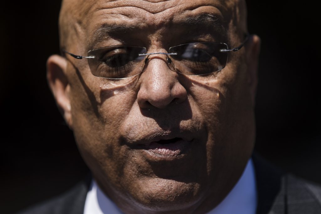 Vaughn Spencer Former Reading Mayor Vaughn Spencer speaks with members of the media as he departs from the federal courthouse in Philadelphia after being sentenced to eight years in prison for trading city contracts for campaign contributions on Wednesday, April 24, 2019. (Matt Rourke/AP Photo)