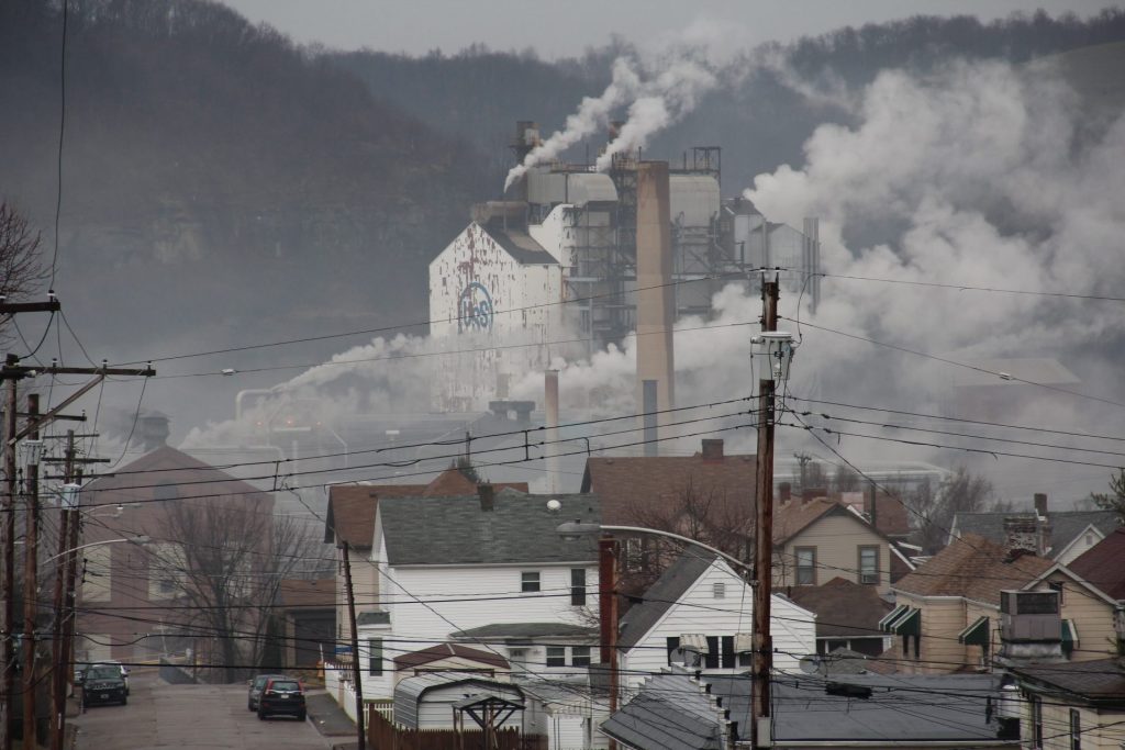 IMG_0917-1920×1280 U.S. Steel's Clairton Plant, the largest coke works in North America, in Clairton, Pa. (Reid Frazier/StateImpact Pennsylvania)