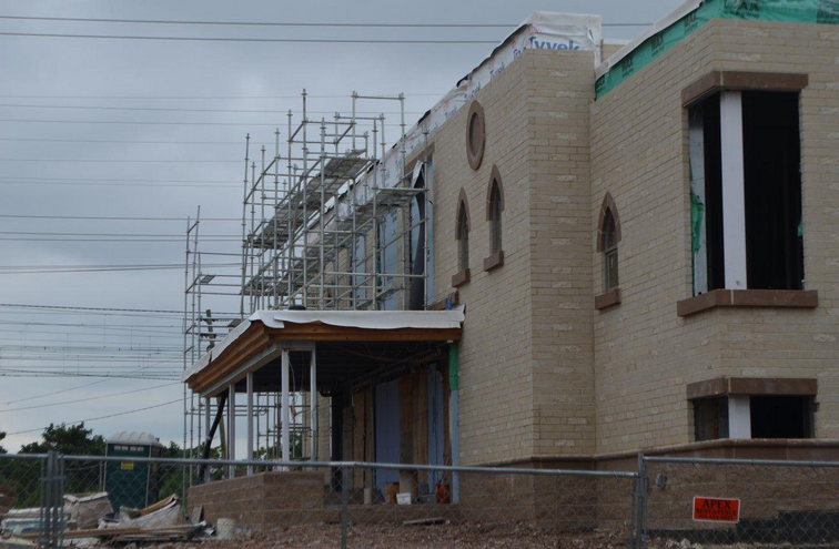 The Ahmadiyya Movement in Islam, Philadelphia Chapter, mosque while it was under construction in North Philadelphia. (Samaria Baliey/The Philadelphia Tribune)