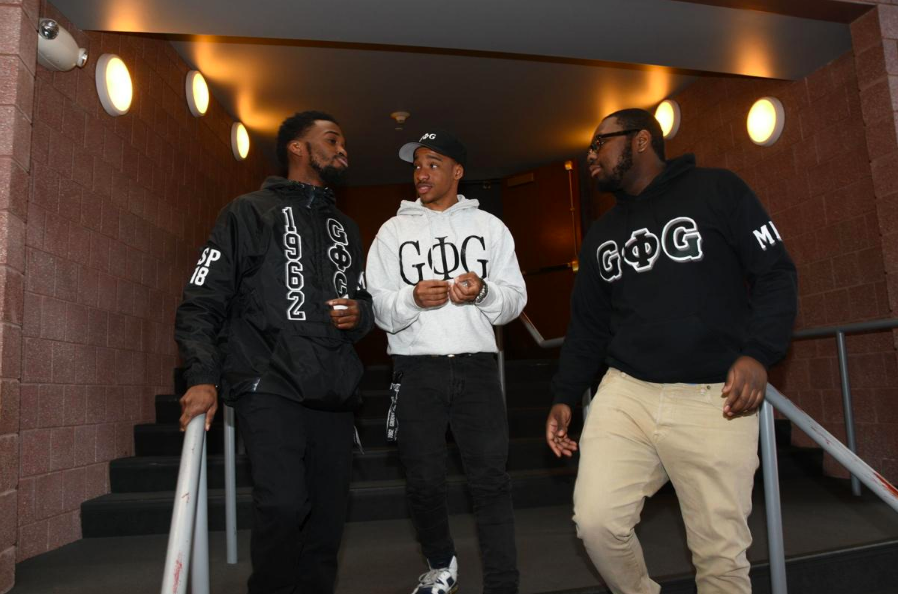 Screen Shot 2019-04-09 at 10.58.33 AM Lincoln University students Joseph Purnell, Jeremiah Johnson, and Christian Harris talk about why they chose to attend the historically black college. All three students are members of Groove Phi Groove Inc. (Abdul R. Sulayman/The Philadelphia Tribune)