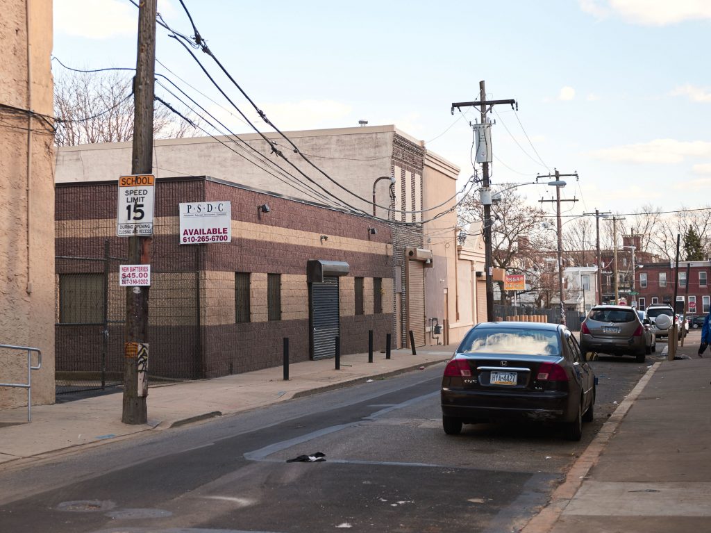 Safehouse is considering locating in this block of Hilton Street in the Kensington section of Philadelphia. The proposed facility would allow drug users to inject under medical supervision. The neighborhood is known for its drug use. Safehouse is considering locating in this block of Hilton Street in the Kensington section of Philadelphia. The proposed facility would allow drug users to inject under medical supervision. The neighborhood is known for its drug use. (Natalie Piserchio for NPR)