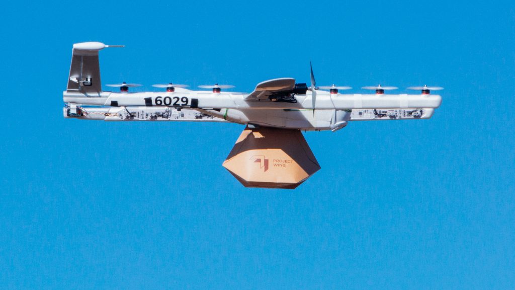 The Wing company, a Google spinoff, has won federal approval to operate its drone delivery system as an airline in the U.S. The Wing company, a Google spinoff, has won federal approval to operate its drone delivery system as an airline in the U.S. (Wing)