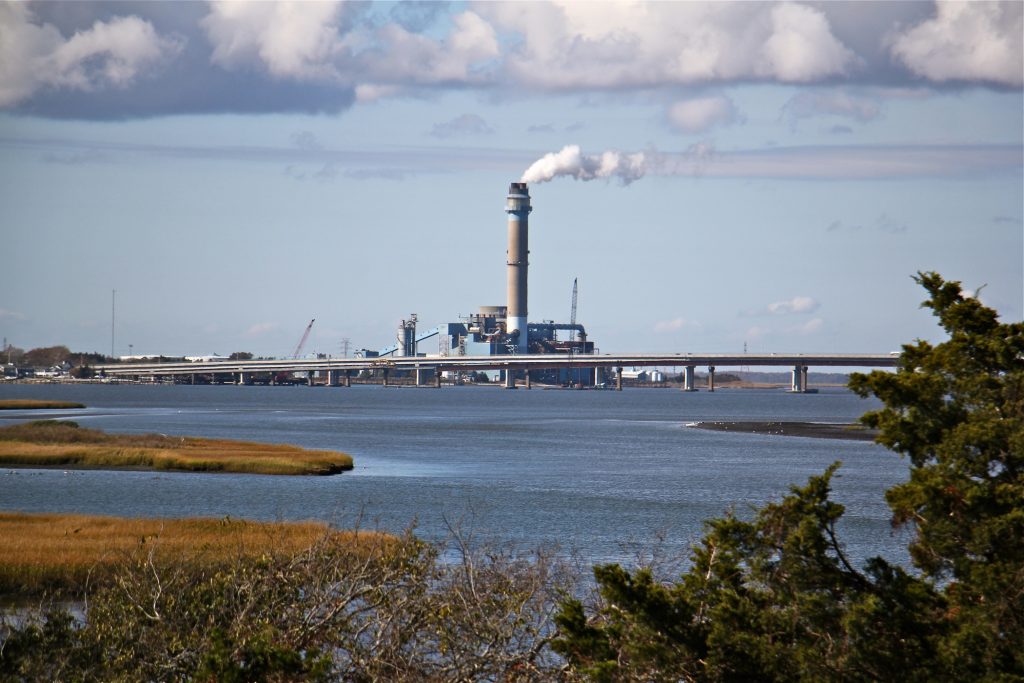 2017 11 02-e lee-new jersey upper township-bl england power generating station BL England generating station in Marmora, Upper Township, New Jersey. (Emma Lee/WHYY)