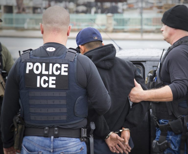 New guidelines issued by New Jersey Supreme Court will make it more difficult for federal immigration officers to make arrests at courthouses in the state.(Charles Reed/U.S. Immigration and Customs Enforcement via AP)