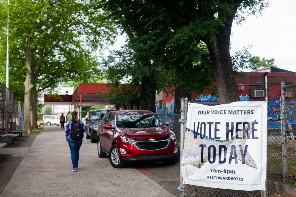 2019 5 21- b larrison- philadelphia- 2019 primary election- Early morning voting in the 2019 primary in fishtown -8 Philadelphians come out for early morning voting in the 2019 primary election in Fishtown (Brad Larrison for WHYY)