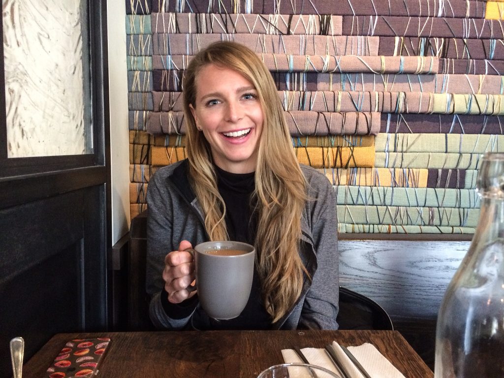 Janie Dumbleton was among the passengers of Amtrak 188 on May 12, 2015, when it derailed in Philadelphia, killing eight. She’s shown here at High Street on Hudson, a restaurant in New York owned by another survivor of the crash, Eli Kulp. Janie Dumbleton was among the passengers of Amtrak 188 on May 12, 2015, when it derailed in Philadelphia, killing eight. She's shown here at High Street on Hudson, a restaurant in New York owned by another survivor of the crash, Eli Kulp. (Courtesy of Janie Dumbleton)