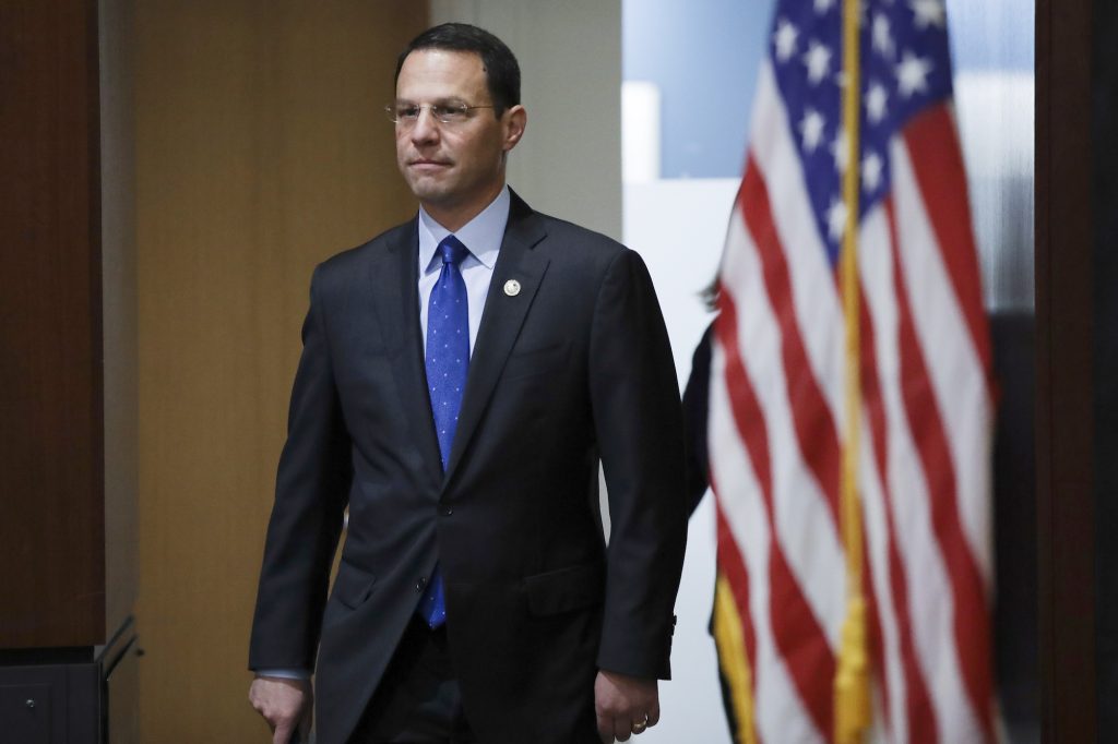 Josh Shapiro Pennsylvania Attorney General Josh Shapiro arrives at a news conference in Philadelphia, Tuesday, May 14, 2019. (Matt Rourke/AP Photo)