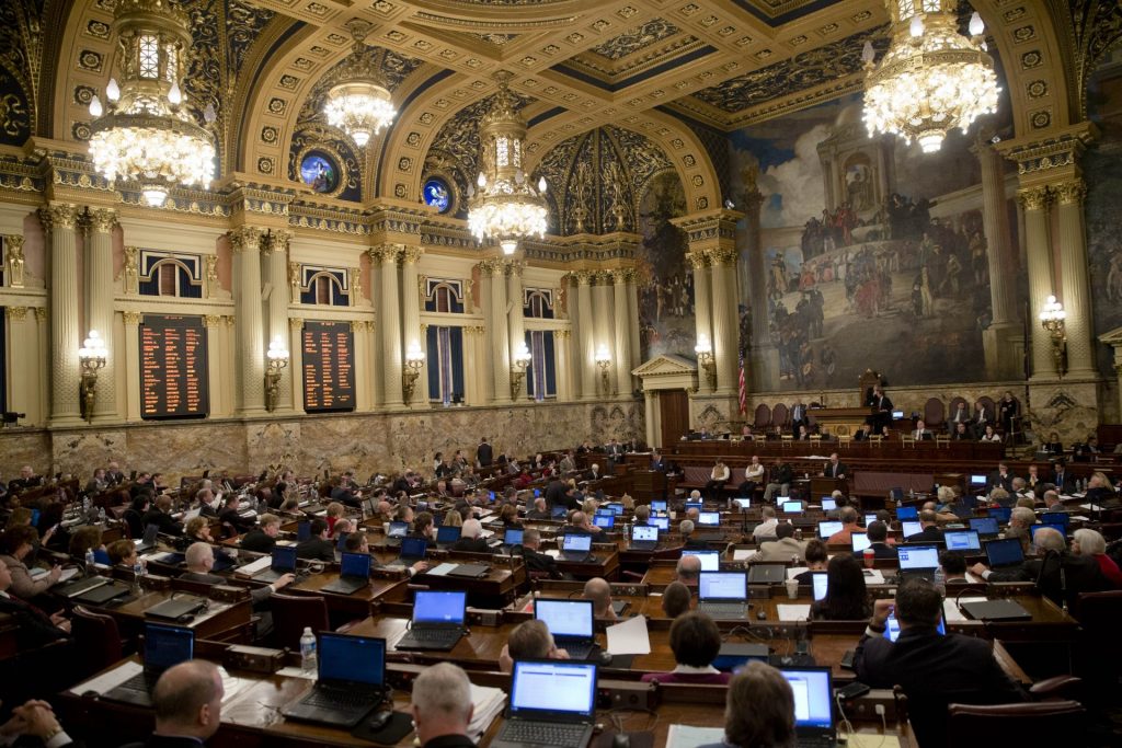 AP_381605093378-1920×1280 Pennsylvania House of Representatives at the state Capitol in Harrisburg, Pa.