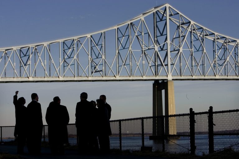 Pennsylvania Gov. Ed Rendell makes remarks at The Wharf at Rivertown, in Chester, Pa., Thursday, Jan. 31, 2008. (AP Photo/Matt Rourke)