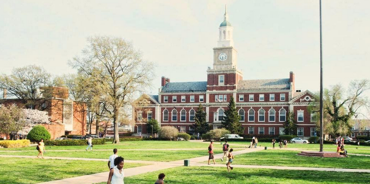 Students walk the campus of Howard University in Washington, D.C. (AP Photo, file)