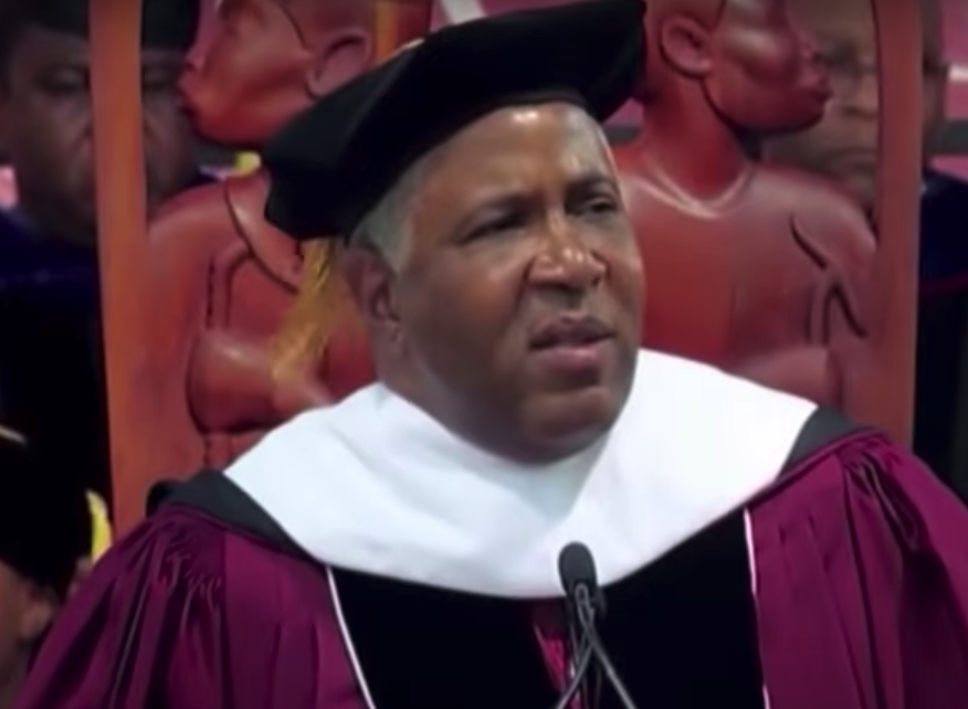 Screen Shot 2019-05-28 at 12.10.40 PM Robert F. Smith speaks at Morehouse College (BBC News/Youtube)