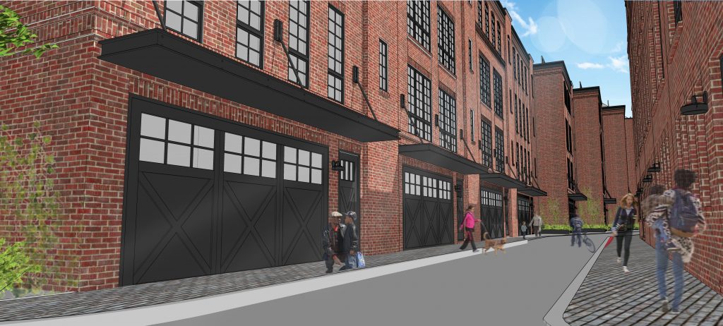 a-rendering-that-shows-the-2401-washington-ave-from-24th-street-looking-west-into-an-interior-driveway-noah-ostroff.original A rendering that shows the 2401 Washington Ave. from 24th Street looking west into an interior driveway. (Noah Ostroff)