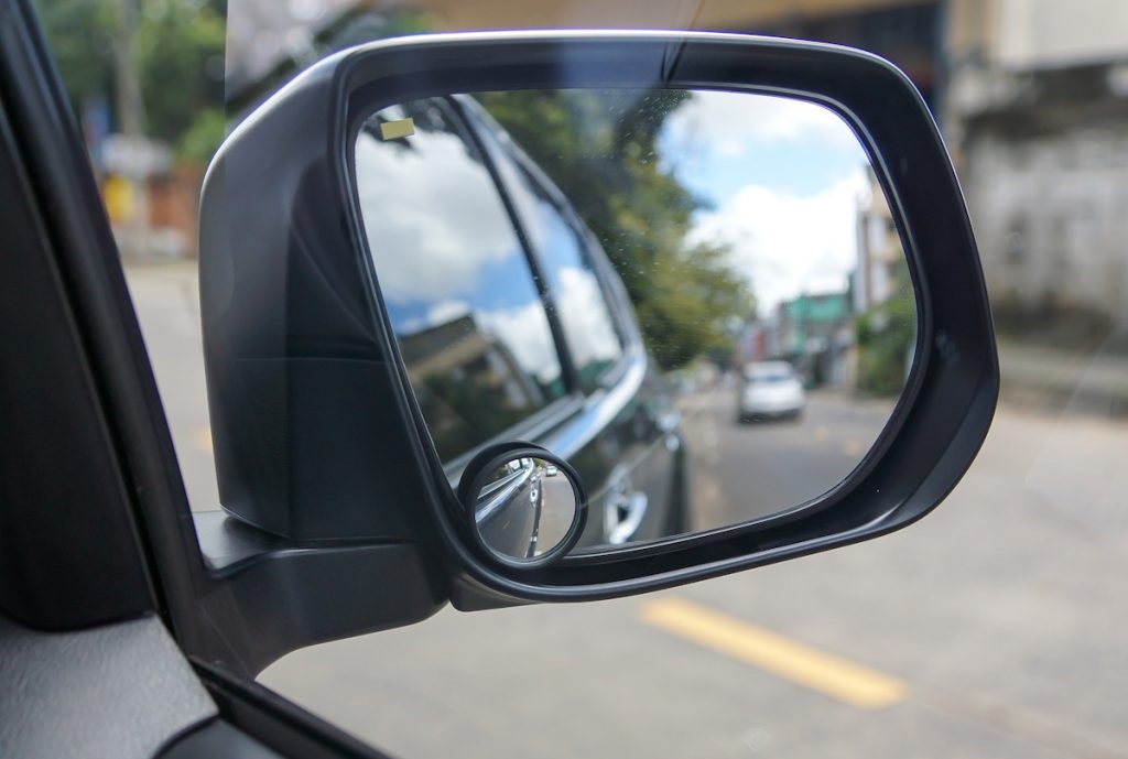 A Blind Spot Mirror For Car Safety Bigstock/weerapat