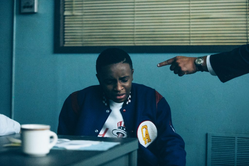 Caleel Harris plays Antron McCray in Ava DuVernay’s Netflix miniseries, When They See Us. “He was a part of a gorgeous small family unit — his mother, his father and himself — living in Harlem,” DuVernay says. “He had dreams of being a baseball player.” Caleel Harris plays Antron McCray in Ava DuVernay's Netflix miniseries, When They See Us.