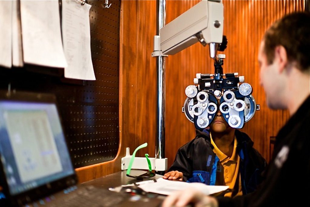 eagles_eye_mobile_20121113_1725622646 Three children in 100 have amblyopia or “lazy eye,” a vision-robbing, brain-connected disorder that typically affects just one eye. (Brad Larrison for WHYY)