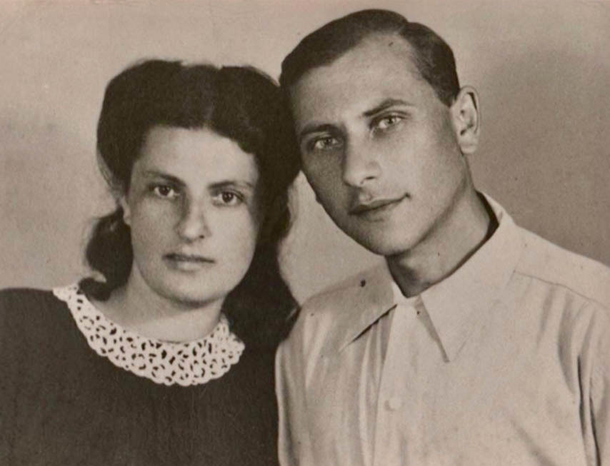 Pauline and Judel Schuster on their wedding day in Stalingrad in April 1945. Judel died in 1997; Pauline died in 2011. Pauline and Judel Schuster on their wedding day in Stalingrad in April 1945. Judel died in 1997; Pauline died in 2011.
(Courtesy of Esther and Abe Schuster)