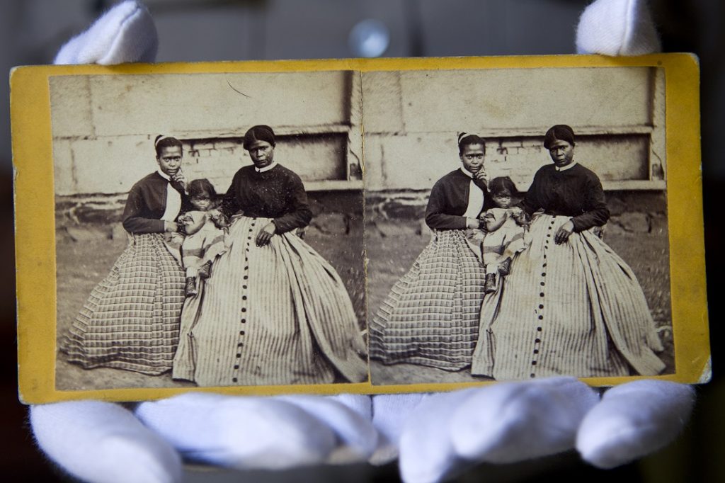 Selina Gray, A rare Civil War-era photograph of an enslaved woman at Confederate Gen. Robert E. Lee's home in Virginia. (AP Photo/Jose Luis Magana)