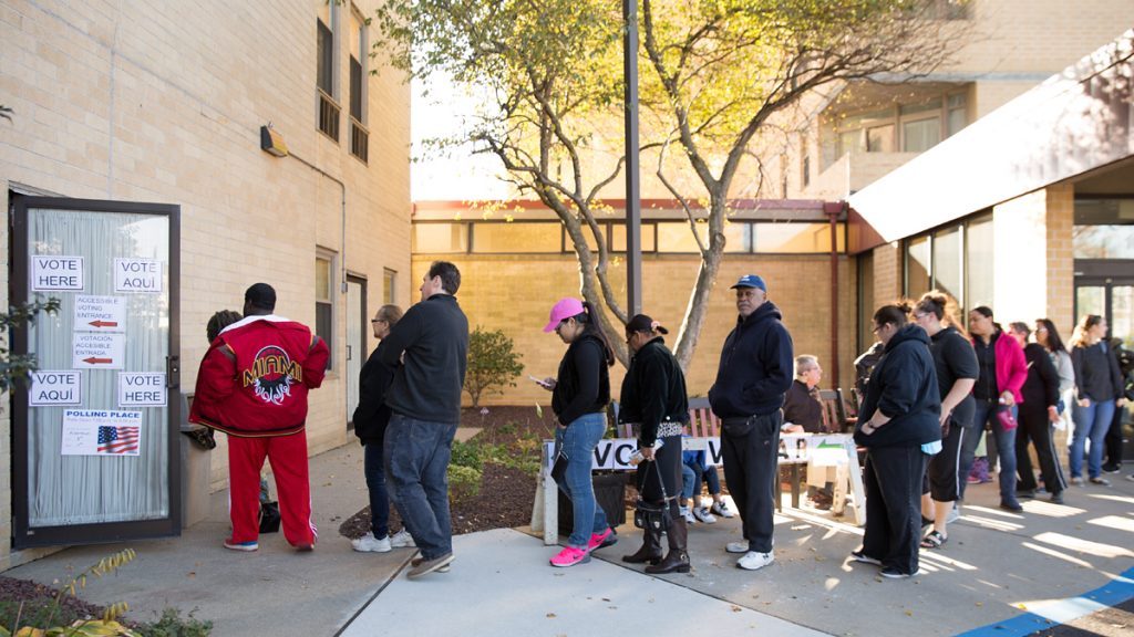 voters-line-up-outside-the-polls-on-election-day-in-2016-whyy.original Voters line up outside the polls on Election Day in 2016 (WHYY, file)