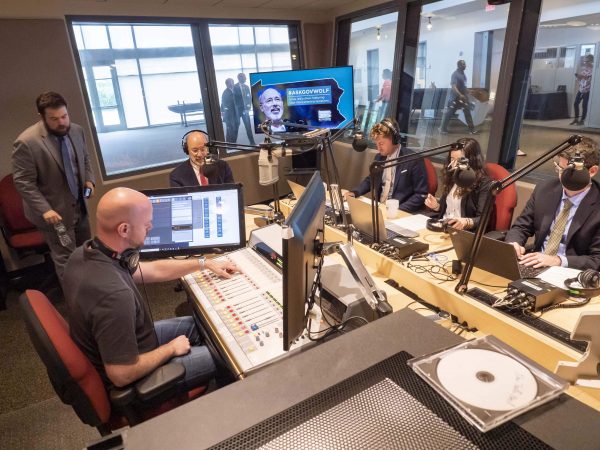 Keystone Crossroads hosted a live interview with Pa. Gov. Tom Wolf (Joanne Cassaro/WITF)