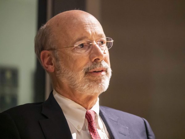 Keystone Crossroads hosted a live interview with Pa. Gov. Tom Wolf (Joanne Cassaro/WITF)