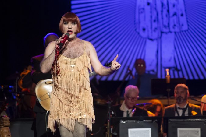 Carlotta recalls the history of politics in the city over the decades as it affected the LGBTQ community. (Jonathan Wilson for WHYY)