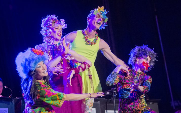 The Big Mess Dancers perform at the Trocadero. (Jonathan Wilson for WHYY)