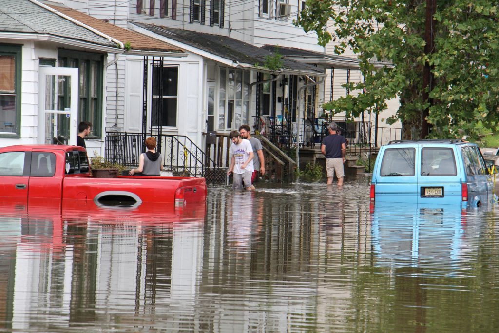 2019 07 20-e lee-westville new jersey-heavy rain flooding File photo: Residents of High Street in Westville, N.J., return to their homes as flood waters begin to recede on June 20, 2019. (Emma Lee/WHYY)