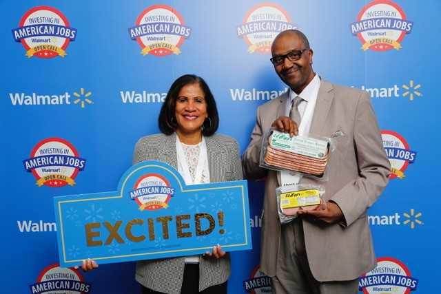5d10ed6bdb0d6.image Ed Hipp poses with his wife, Argelis, during Walmart’s Open Call event last week in Bentonville, Arkansas. (Provided)