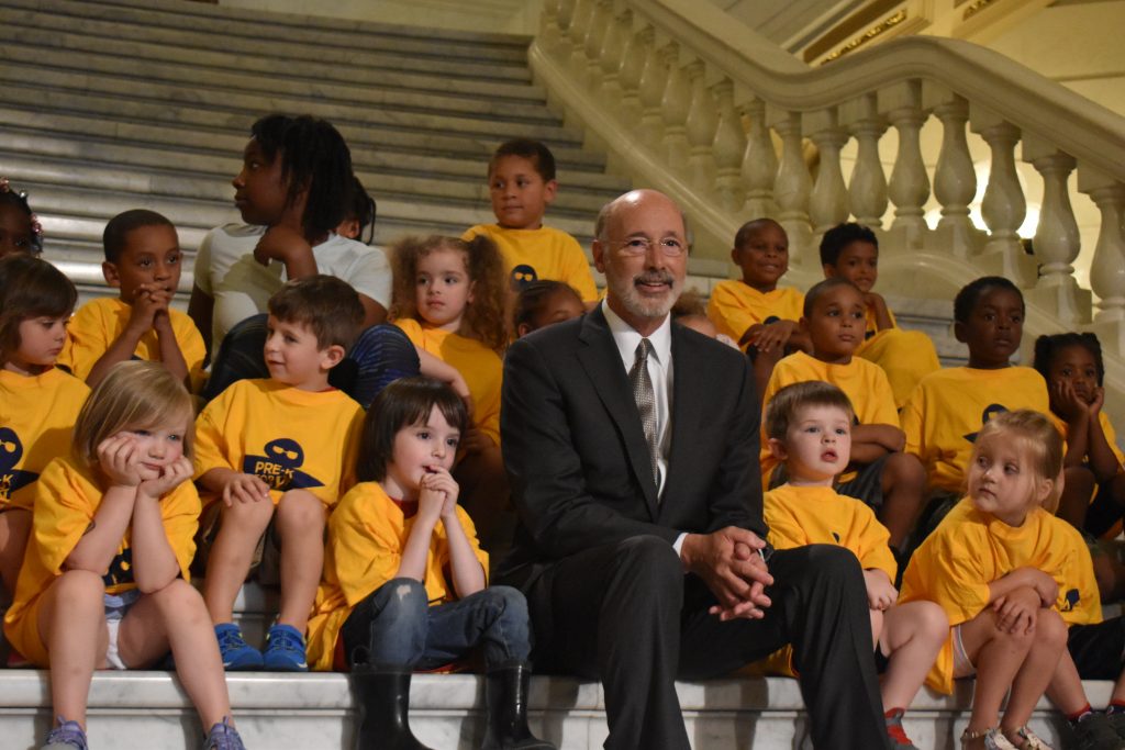 DSC_0032 Gov. Wolf signed the budget on Friday June 28, 2019. (Ed Mahon/PA Post)