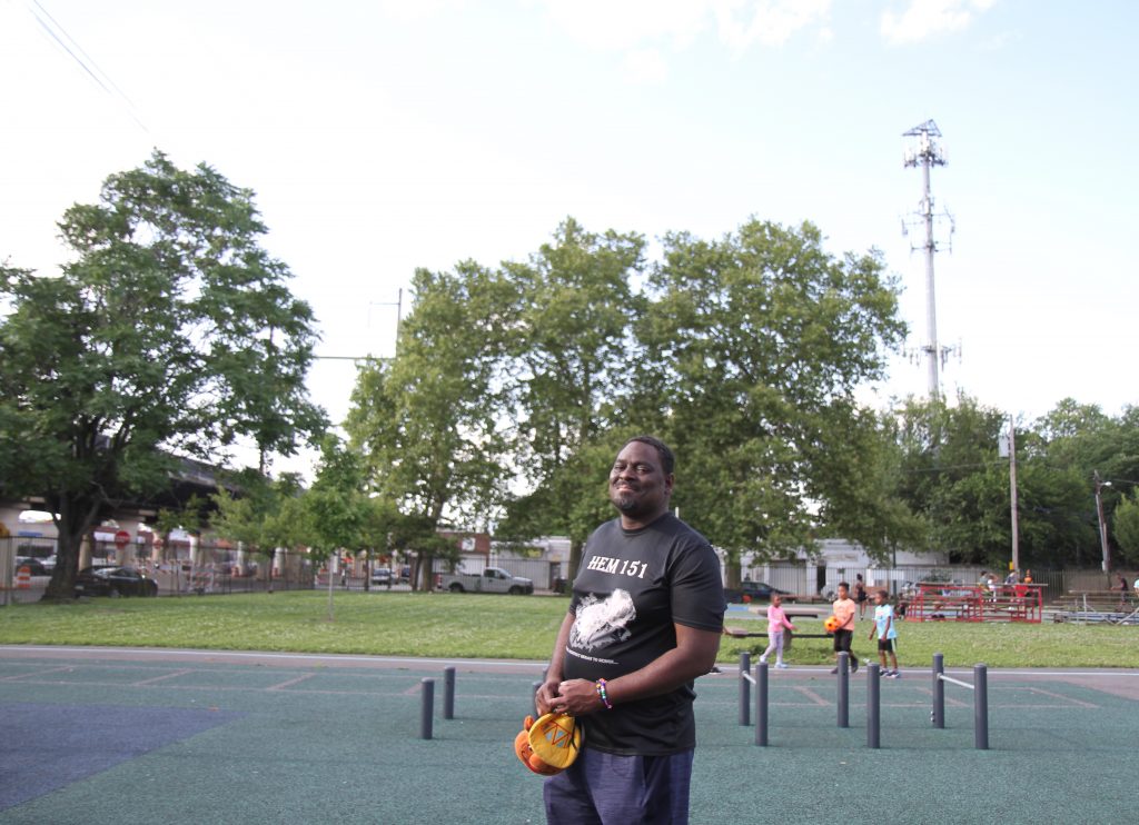 IMG_0988 Herbert Campbell moved to Grays Ferry about a year ago. His already severe asthma has gotten worse in that time. (Ximena Conde/WHYY)