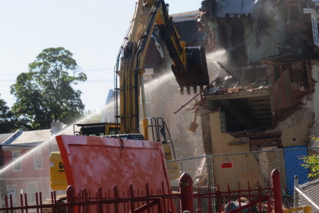 Screen Shot 2019-06-16 at 7.04.27 AM Grace Baptist Church of Germantown demolished their 38-year-old community center to make way for the Vision 20/20 project, a new 15,000 square foot energy-efficient building. (Samaria Bailey/The Philadelphia Tribune)
